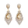 JWICOS Bridal Wedding Earrings for Women Brides Crystal Rhinestones Dangle
