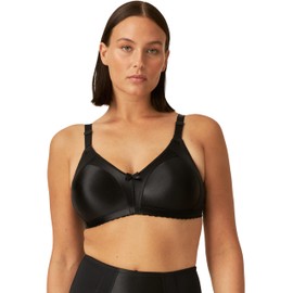 Naturana 5063 Women's Minimiser Bra (Minimiser Moulded Soft Cup Bra) - black Floral, size: 85C