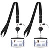 ID Badge Holder Retractable with Reel Clip Keychain,Lanyards for Cruise