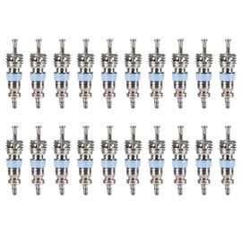 20Pcs Hvac Schrader Valve Core for R32 R22 R410A Refrigerant, AC Schrader Valve Kit, High Pressure with Teflon Seal,HVAC Replacement Part Ideal for Refrigeration Systems and Air Conditioning