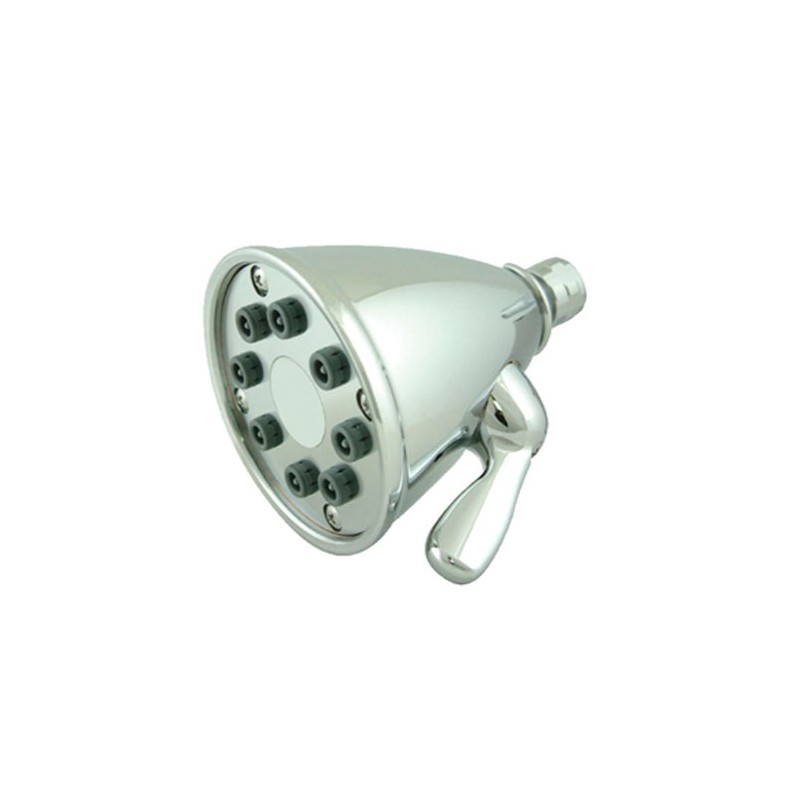 Whitehaus WH139-POCH Showerhaus 4 3/4-Inch Round Showerhead with 8 Spray