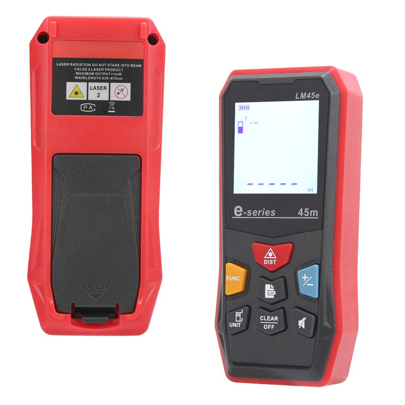 LM45e Infrared Laser Range Finder Portable Digital Distance Meter Area