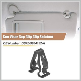 RATCHROLL Black Iron Sun Visor Cap Clip Clip Retainer No.DS7Z-9904132-A for Ford Transit 2015-2022 for Ford for Mustang 2015-2022 for Ford Edge 2015-2022 Replacement Car Parts