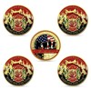 5 Pcs Wildland Firefighter Challenge Coin First in Last Out