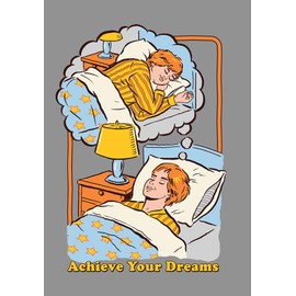Poster Foundry Set of 6 - Happy Birthday Steven Rhodes Achieve Your Dreams Greeting Card 5x7