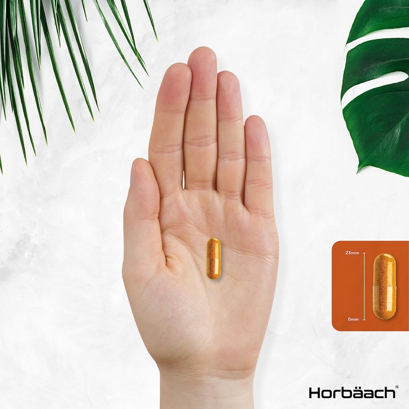 Organic Turmeric and Black Pepper Capsules | 2160mg | High