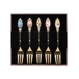 Royal Albert 100th Anniversary Dessert Fork-Review 5P Set / 로얄알버트 100주년 디저트 포크-후기 5P 세트