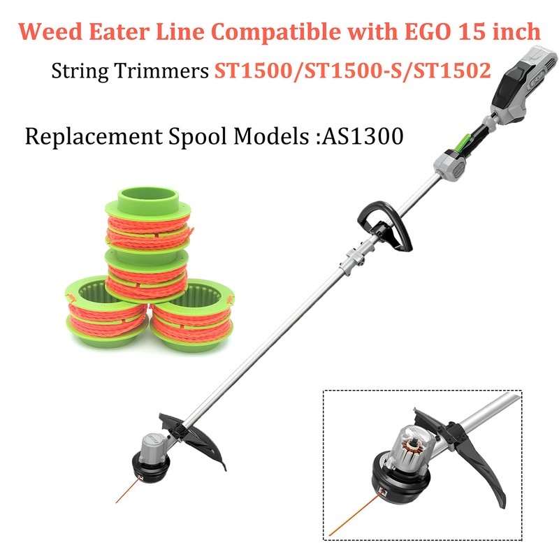 QUASION AS1300 Weed Eater String Trimmer Spool for EGO 15-Inch