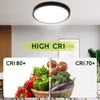 hykolity 9 Inch Selectable CCT LED Round Flat Panel Light,