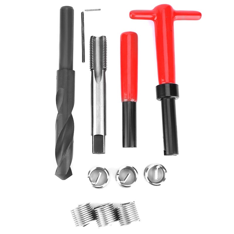 11 Piece Heavy Duty Thread Repair Kit, Stainless Steel Inserts