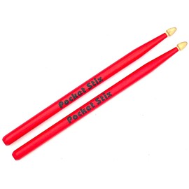Pocket Stix 11" Drumsticks for Kids Rockin' Red