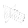 CIYODO Fridge Organizer Iron Wire Freezer Divider Partition Board Storage