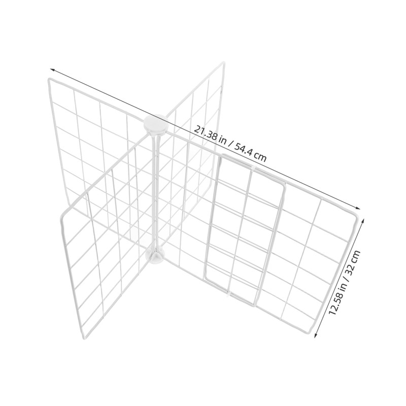 CIYODO Fridge Organizer Iron Wire Freezer Divider Partition Board Storage