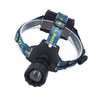LED Rechargeable Headlight 3000LM 25W High Power Zoomable Headlamp for