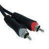 keepdrum YC017 Y-Adapter Splitter Cable 6.35 mm Mono Jack to