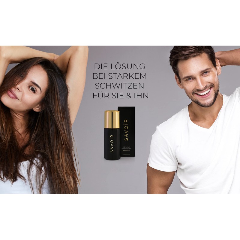 Savoir Antiperspirant Roll On Against Sweating | Antiperspirant for Men