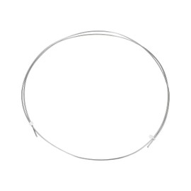 sourcing map 16 Gauge/1.5 mm Nichrome 80 Cr20Ni80 Heating Resistance Wire 3ft High Temperature for Electronic Components Repairing, Silver Tone