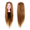 40% Real Human Hair Mannequin Head Hairdresser Training Head Cosmetology
