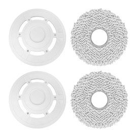Jegehoyo Jegehoyo Moppt??cher mit Wischplatten Ersatzteile f??r Ecovacs Deebot T20 Omni / T20e Omni Roboter Staubsauger Wischpad Wischmopp Mopphalterung