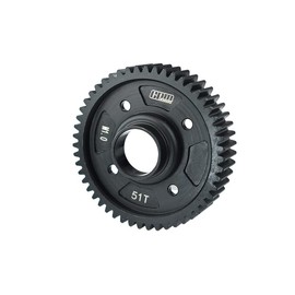 GPM Upgrades Medium Carbon Steel Center Diff Output Gear 51T for 1/5 X-Maxx 8S Monster Truck (77086-4) RC Cars