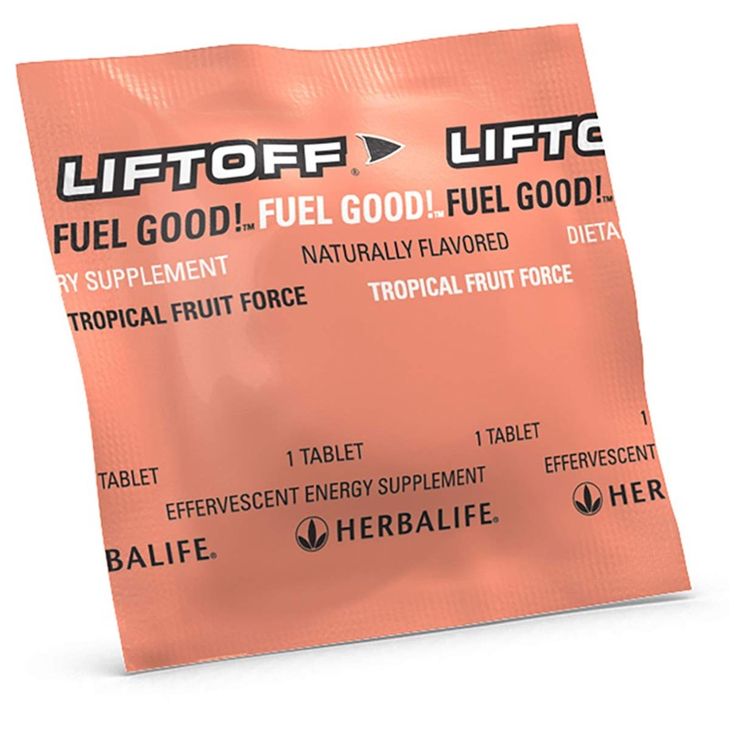 Effervescent Energy Supplement Tropical Fruit Force 10 Tablets