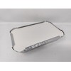 50 x 2 Compartment Aluminium Foil Rectangular Roasting Oven Baking