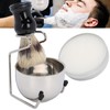 4pcs Shaving Brush Set Men Shaving Soap Brush Stainless Steel