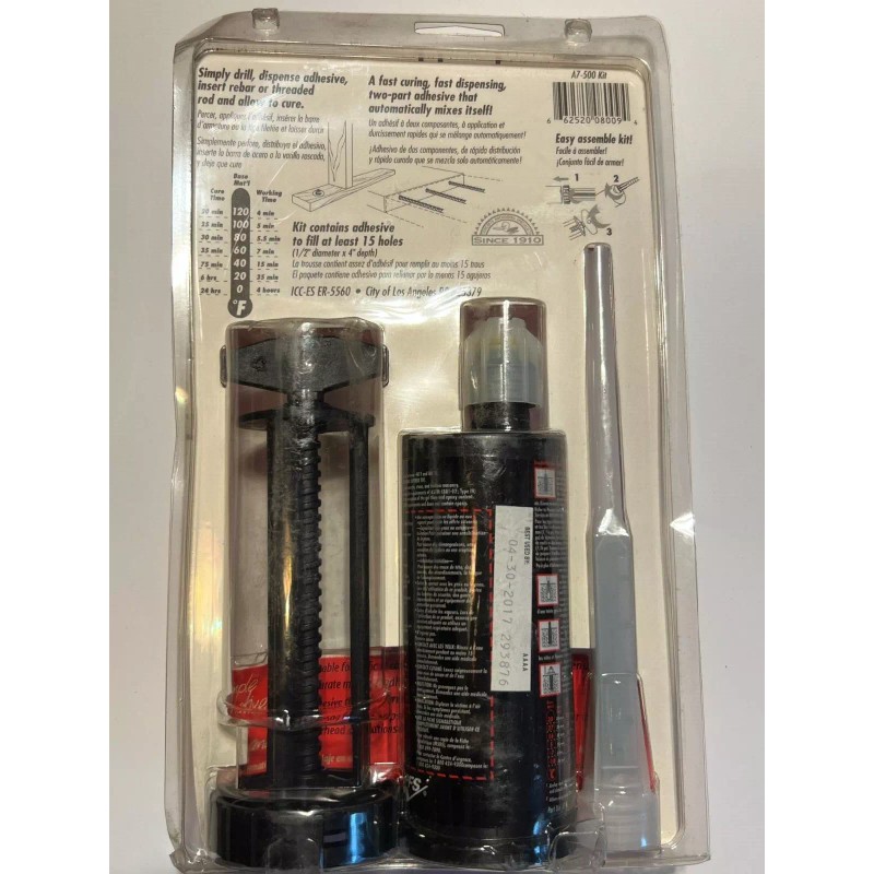 RedHead Red Head A7-500 Concrete Adhesive Anchoring Kit A500 Hand