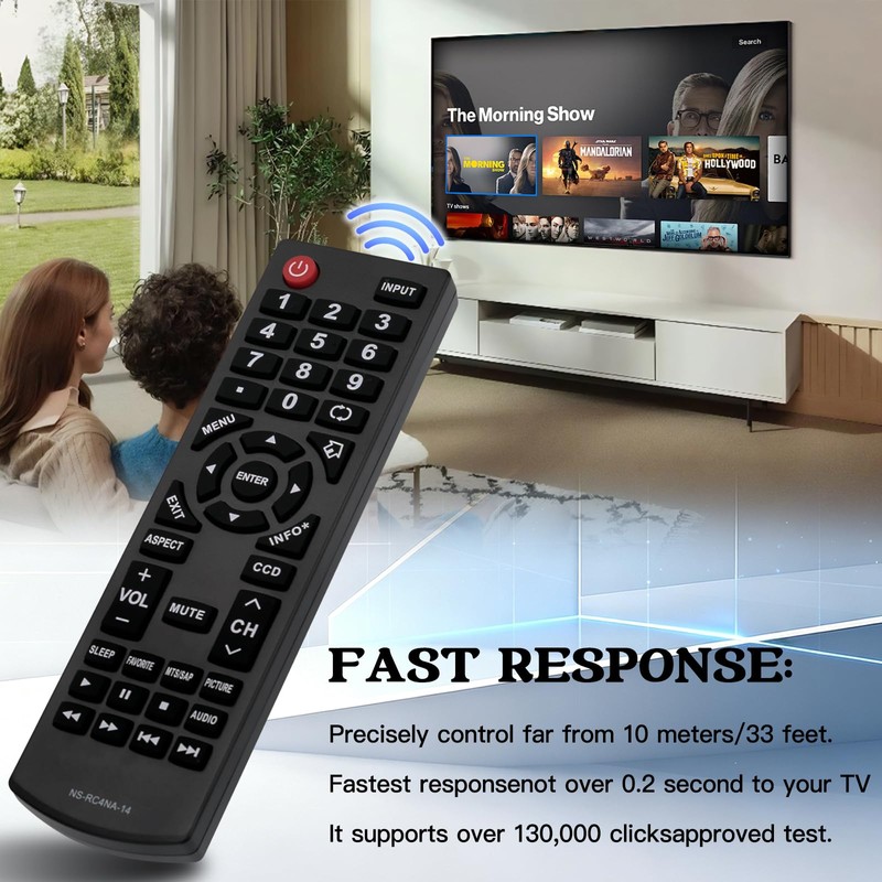 Insignia TV Remote Control Replacement,Universal Remote for Insignia TV