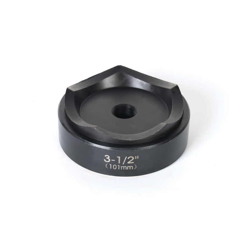 3-1/2" (101mm) Conduit Punch and Die Black Oxide Finish, Work