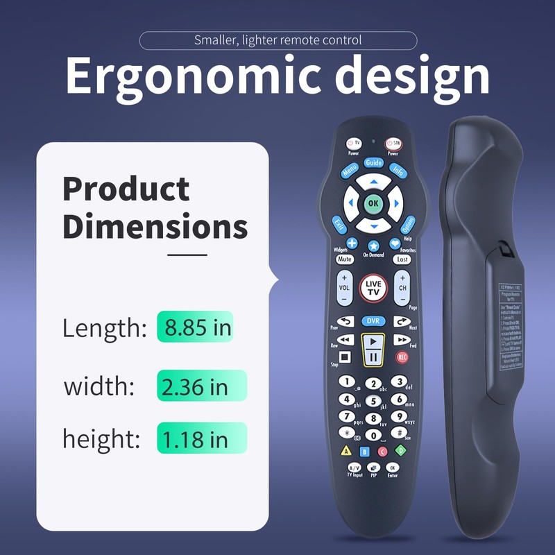 ZWP RC26655006/03B P265V3.1 Replacement Remote Control for Frontier Verizon FiOS