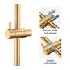 Luxier SB01-30-G 30 in. Adjustable Slide Bar for Handheld Showerheads