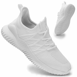 Socviis - Zapatillas de tenis para mujer, para caminar, correr, informales, ligeras, para niñas, Amarillo, 9 US