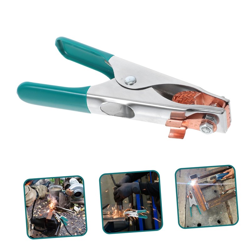 SHINEOFI Welding Ground Clamp Tools with High Conductivity Grips Compact