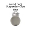 Round Face Suspender Clips/Bed Sheet Holder Fasteners - Secure Hold