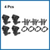 A ABSOPRO 4pcs Car Front Windshield Washer Nozzles for Jeep