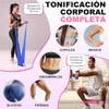 6 PCS Bandas de Resistencia,Bandas Elásticas,Varias Libras,Ligas Elásticas de Látex
