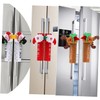 Mobestech Door Handle Protectors for Refrigerator Christmas Themed Covers Elk