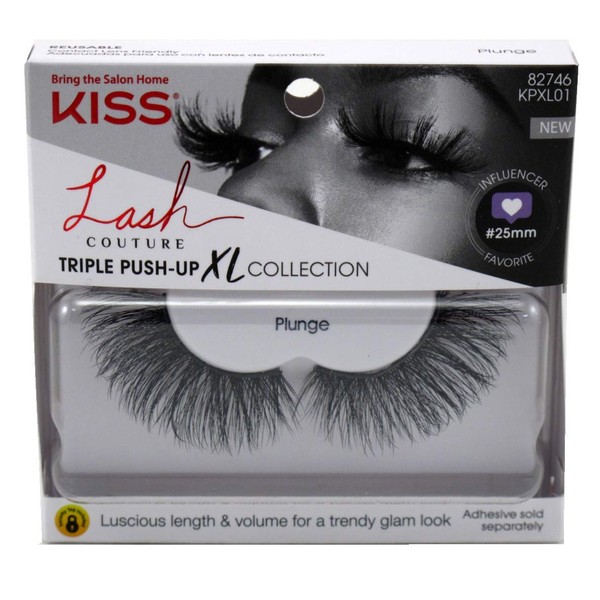 Kiss Lash Couture Triple Push-Up Xl Plunge (Pack of 6)