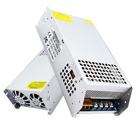 AC to DC Converter 110V to 24V 62.5A 1500W Power Converter, AC 110V 220V to DC 24V Universal Switching Regulated Power Supply SMPS Transformer AC to DC Adapter for LED,CCTV,RV (DC24V-62.5A-1500W)