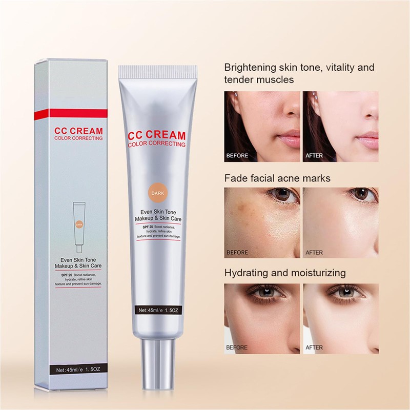Wonsters CC-Creme, CC Cream Fluid Foundation zur Abdeckung von Hautunreinheiten