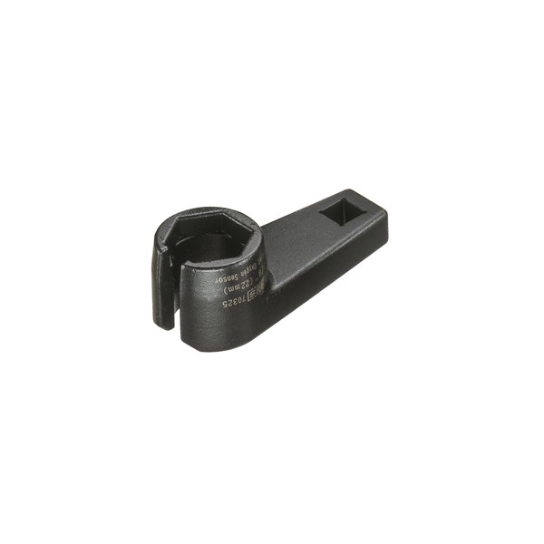 ARES 70325-22mm 3/8-Inch Drive Offset Oxygen Sensor Wrench - Low Profile Wire Gate Design Accesses Sensor from The Side, Preventing Damage to Wires