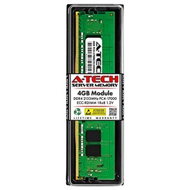 A-Tech 4GB RAM Replacement for HP J9P81AA | DDR4 2133MHz PC4-17000 1Rx8 1.2V ECC RDIMM Registered 288-Pin DIMM Memory Module