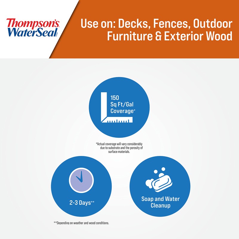 Thompson’s WaterSeal Maximum Strength Deck Stripper, 1 Gallon