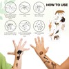 FindFunFine Wild Animal Temporary Tattoos 300+ Animal Stickers Set Realistic
