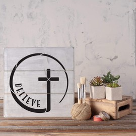 Circle Cross Stencil Template - Reusable Stencils for Painting in Small & Large Sizes