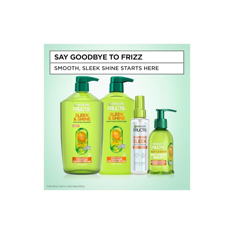 Garnier Hair Care Fructis Sleek & Shine Anti-Frizz Serum, 2