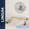 Linium Ventilador Aire 3en1 Industrial Metal Premium Paquete De 2