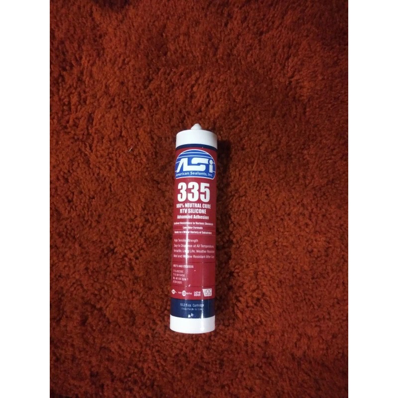 American Sealants Inc. 335 100% Neutral Cure RTV Silicone (CLEAR)