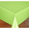 Oilcloth Tablecloth, Wipe Clean, Smooth Surface, Plain Motif, Green, Choice